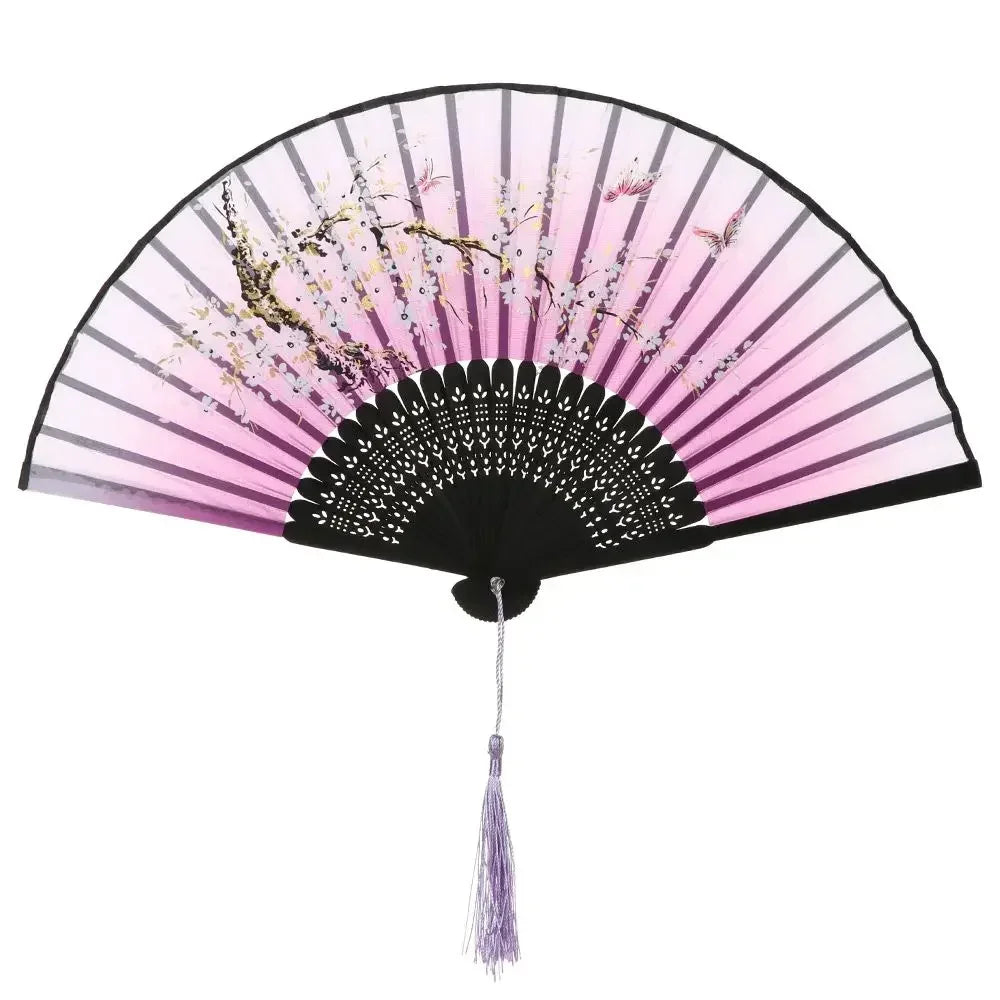 Retro Bamboo Folding Fan - Image 38