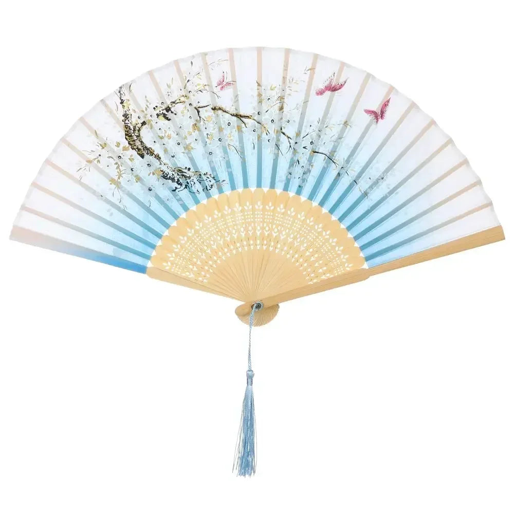 Retro Bamboo Folding Fan - Image 26