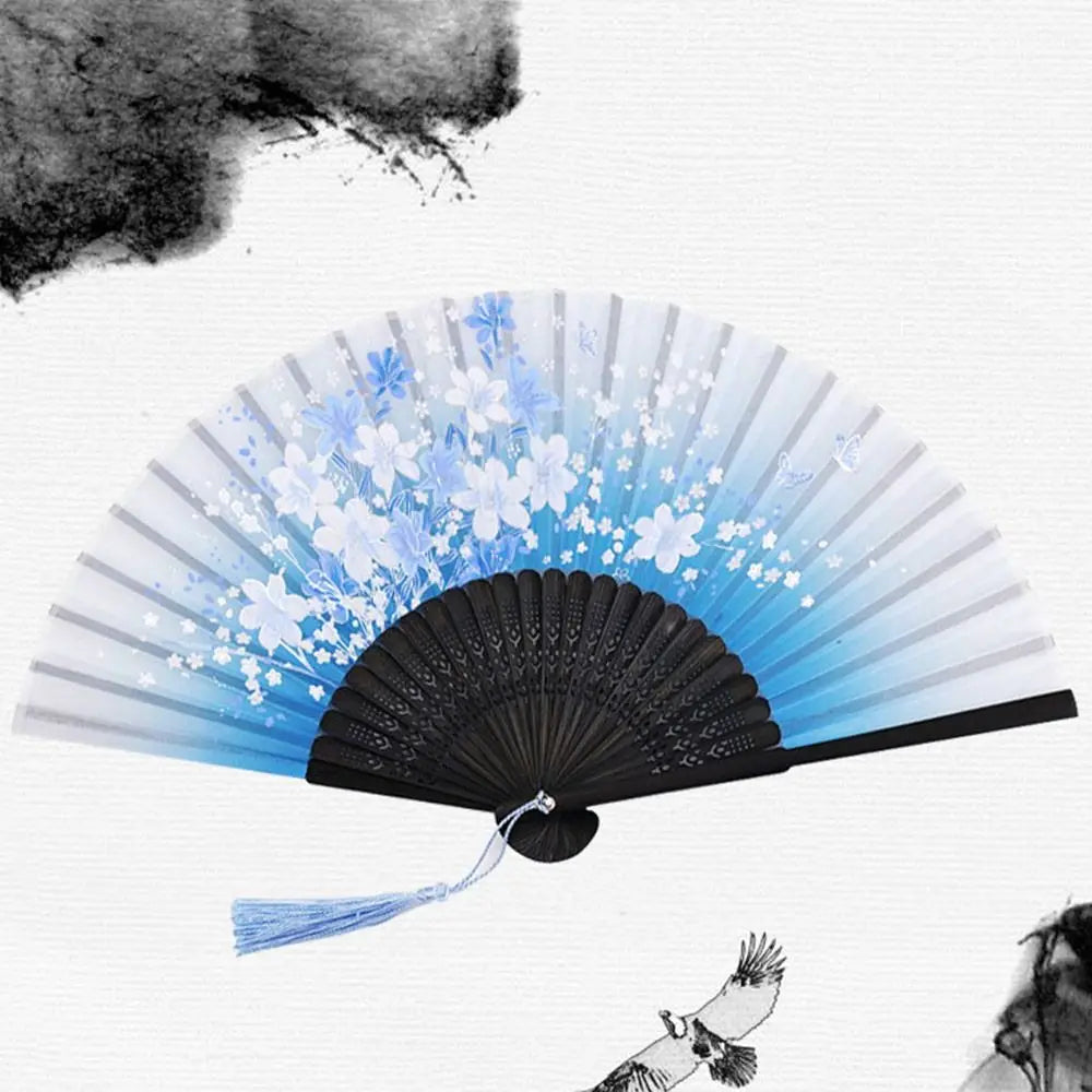 Retro Bamboo Folding Fan - Image 22