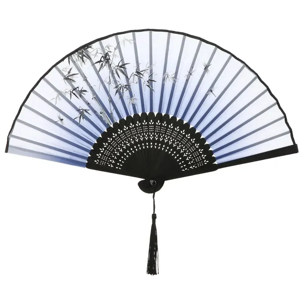 Retro Bamboo Folding Fan - Image 25