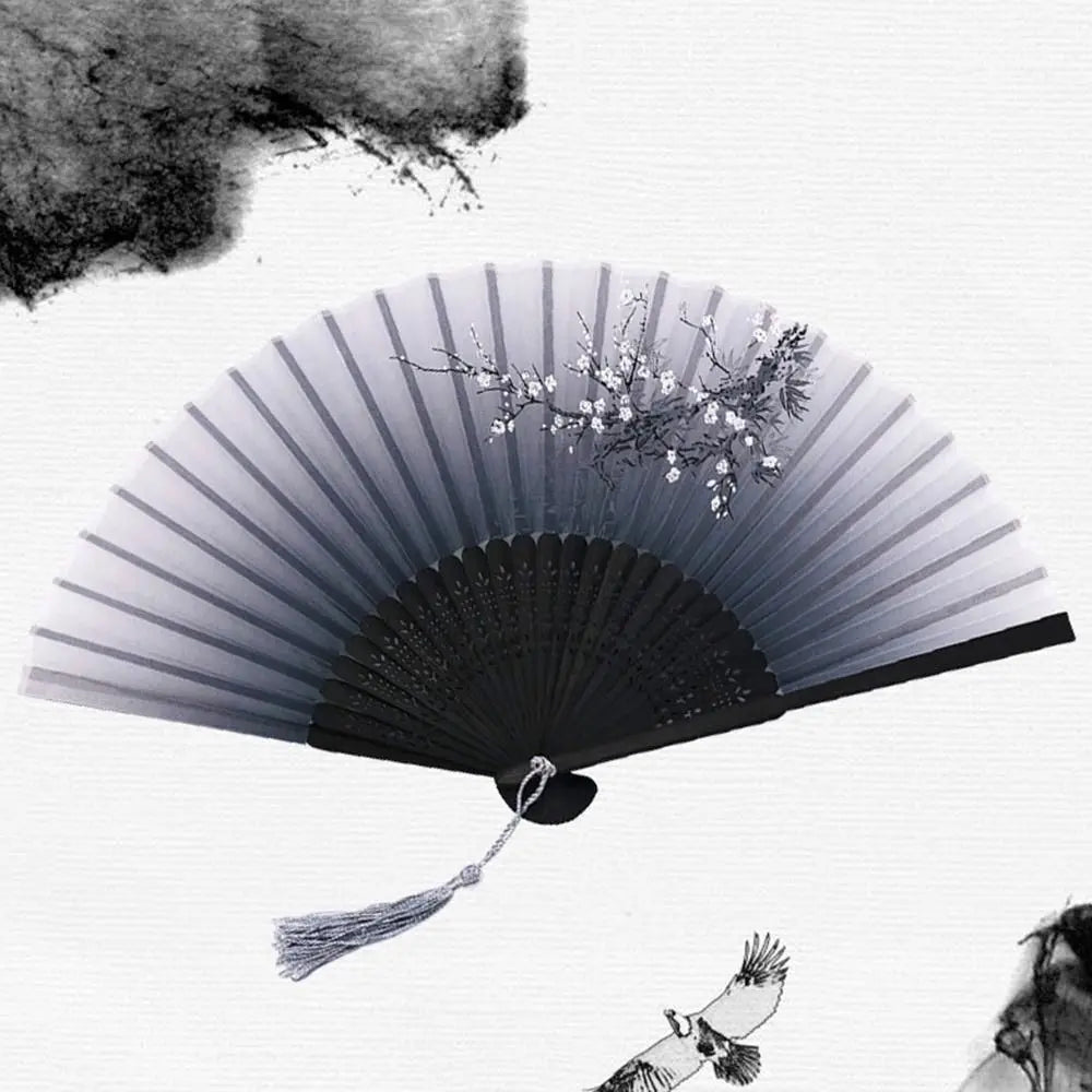 Retro Bamboo Folding Fan - Image 35