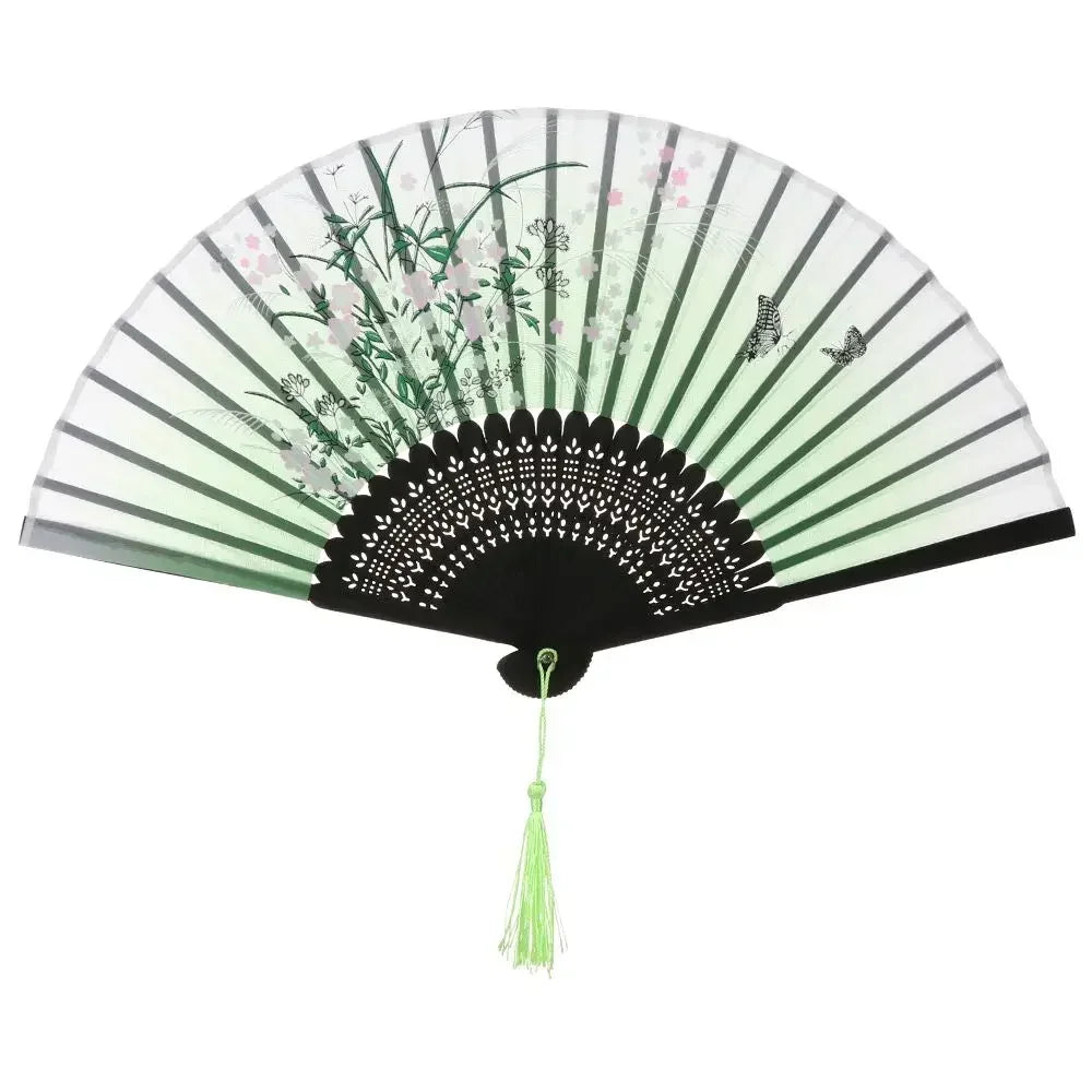 Retro Bamboo Folding Fan - Image 21
