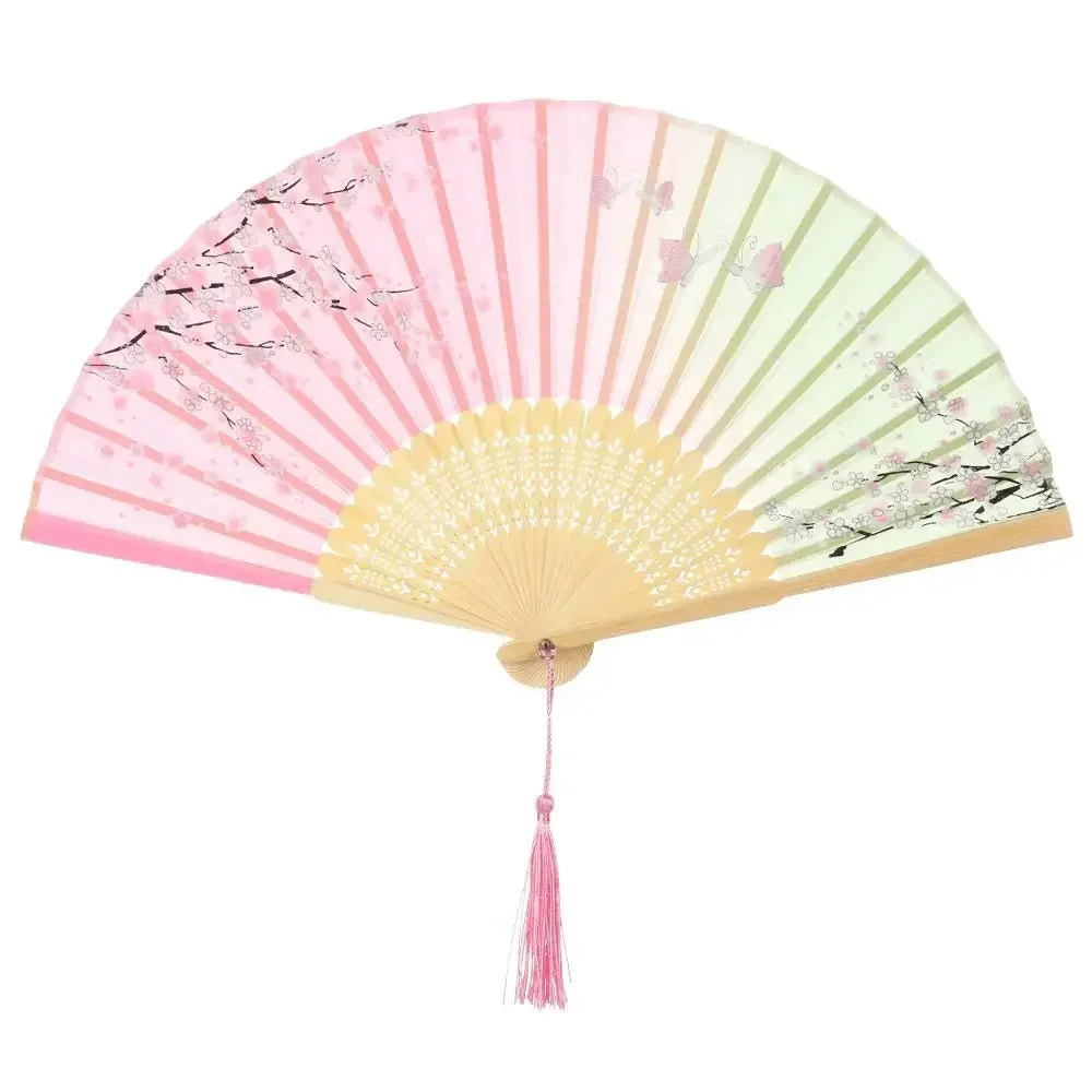 Retro Bamboo Folding Fan - Image 17