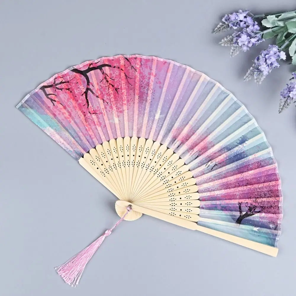 Retro Bamboo Folding Fan - Image 39