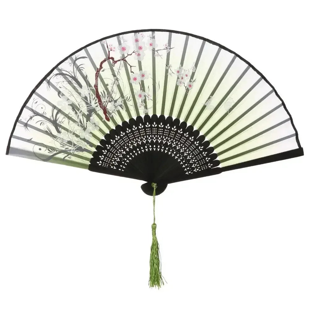 Retro Bamboo Folding Fan - Image 40