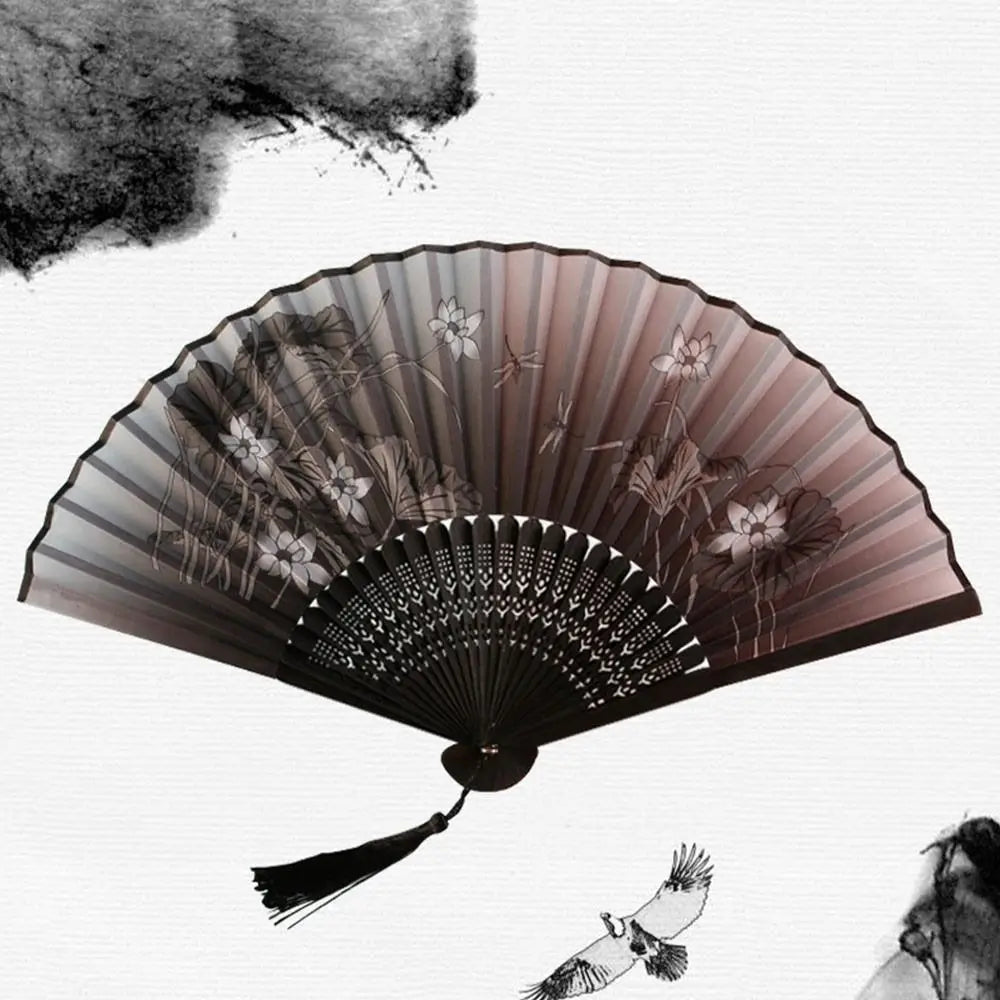 Retro Bamboo Folding Fan - Image 19