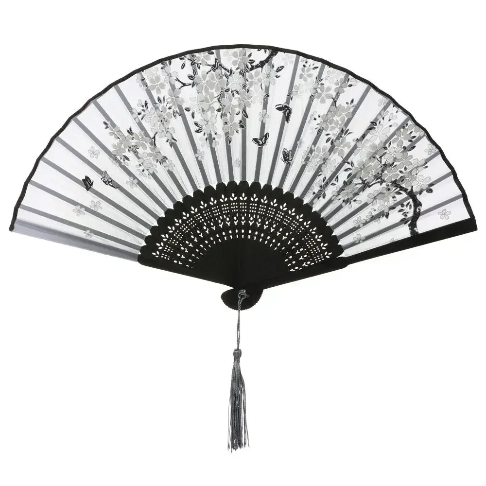 Retro Bamboo Folding Fan - Image 10